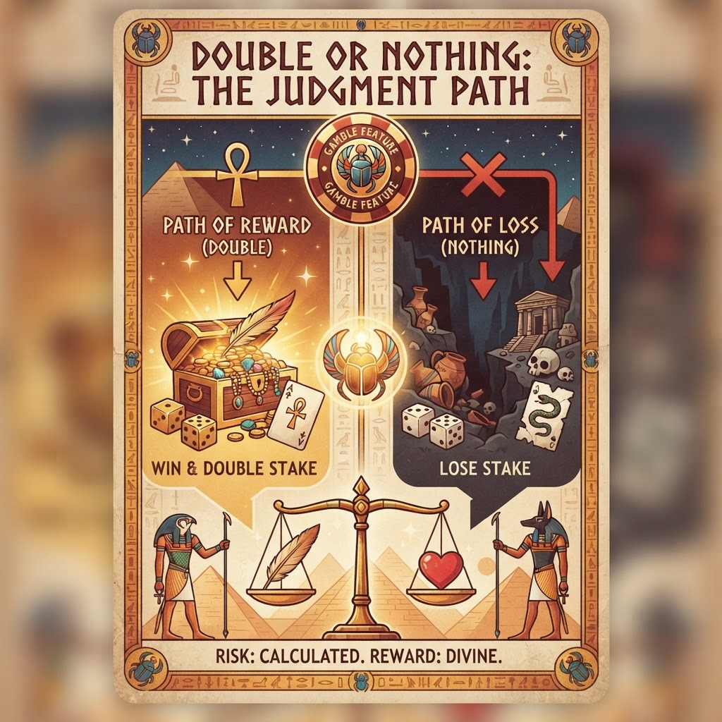 Gamble Feature Strategy for Queen of Nile pokie