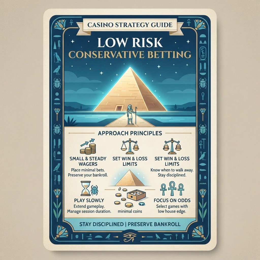 Low Risk Conservative Strategy for Queen of Nile pokie