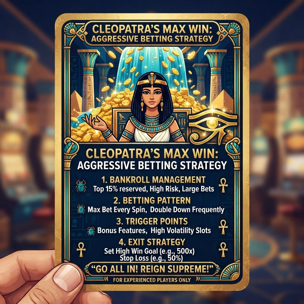Max Win High Roller Strategy for Queen of Nile pokie